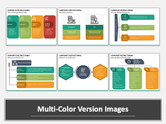 Corporate Restructuring PPT Multicolor Combined