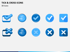 Tick and Cross Icons PPT Slide 5