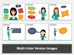 Thinking Woman Multicolor Combined