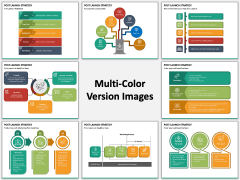 Post Launch Strategy PPT Multicolor Combined