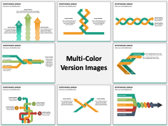 Interwined Arrow Multicolor Combined