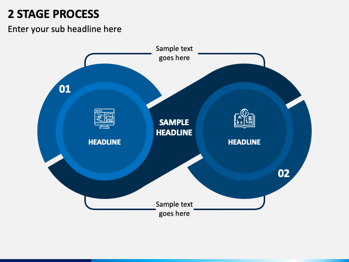 2 Stage Process PPT Slide 1