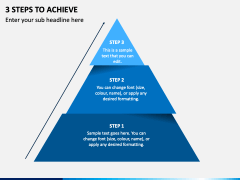 3 Steps To Achieve PPT Slide 1