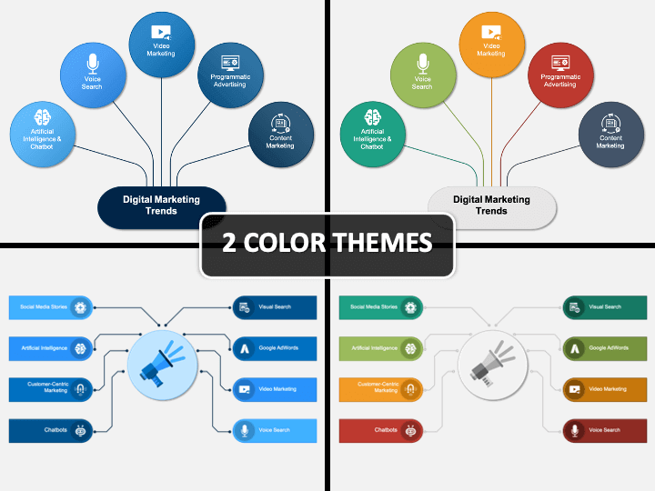 Digital Marketing Trends PPT Cover Slide
