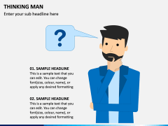 Thinking Man PPT Slide 7
