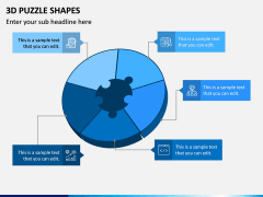 3D Puzzle Shapes PPT Slide 10