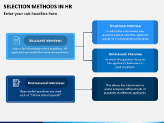 Selection Methods in HR PPT Slide 4