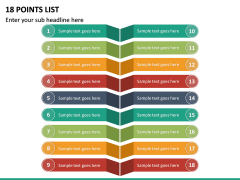 18 Points List PPT Slide 2