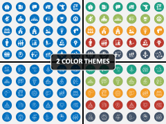 Training Icons PPT Cover Slide