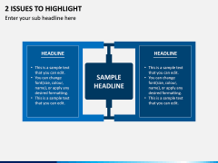 2 Issues to Highlight PPT Slide 1