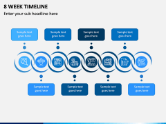 8 Week Timeline PPT Slide 1