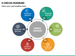 6 Circles Diagram - Free PPT Slide 2