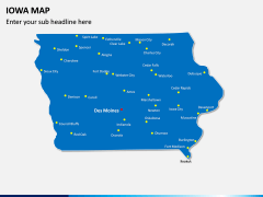 Iowa Map PPT Slide 2
