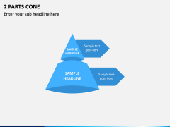 2 Parts Cone PPT Slide 1