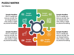 Puzzle Matrix Free PPT Slide 2