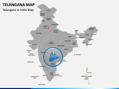Telangana Map PPT Slide 4
