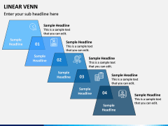 Linear Venn Diagram PPT Slide 12