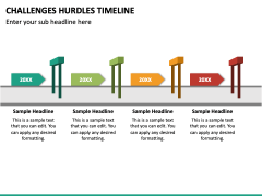 Challenges Hurdles Timeline PPT Slide 4