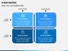 4 Box Matrix PPT Slide 4