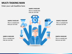 Multi Tasking Man PPT Slide 1