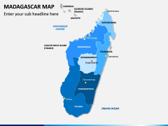 Madagascar Map PPT Slide 1