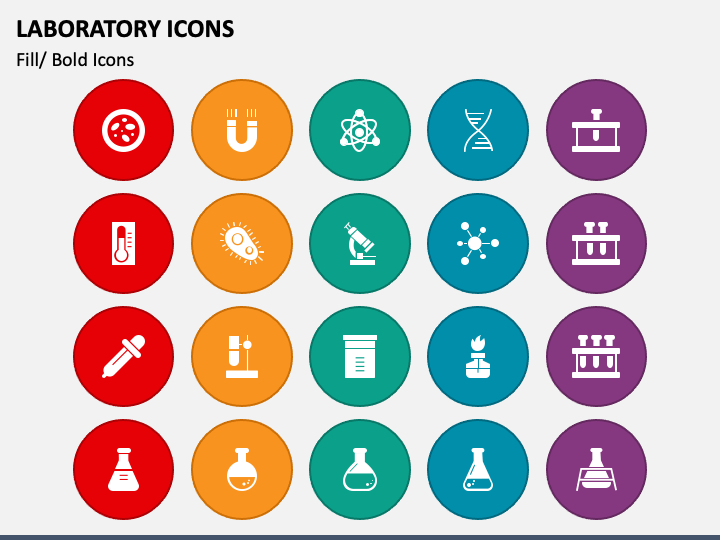 Laboratory Icons PPT Slide 3