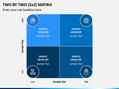 Two By Two (2x2) Matrix PPT Slide 2
