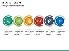6 Stages Timeline PPT Slide 2