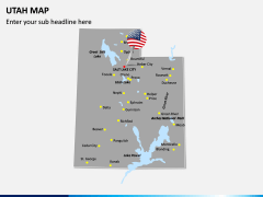 Utah Map PPT Slide 3