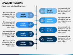 Upward Timeline PPT Slide 6