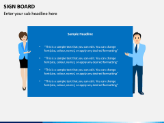 Sign Board PPT Slide 13