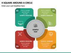 4 Square Around A Circle PPT Slide 2