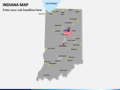 Indiana Map PPT Slide 3