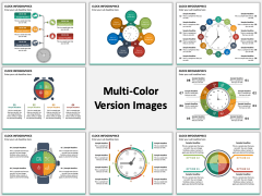 Clock Infographics Multicolor Combined