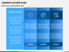3 Month Action Plan PPT Slide 2