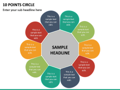 10 Points Circle PPT Slide 2