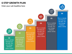 6 Step Growth Plan PPT Slide 2
