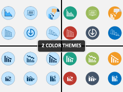 Decline Icons PPT Cover Slide