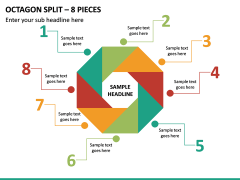 Octagon Split – 8 Pieces PPT Slide 2