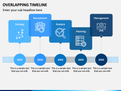 Overlapping Timeline PPT Slide 3