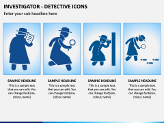 investigator Icons PPT Slide 3