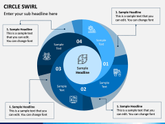 Circle Swirl PPT Slide 4