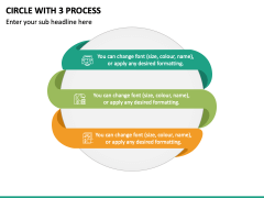 Circle With 3 Process PPT Slide 2