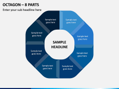 Octagon - 8 Parts PPT Slide 1