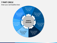 7 Part Circle PPT Slide 1