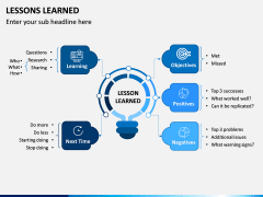 Lessons learned free PPT slide 1