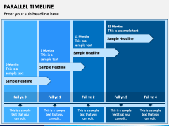 Parallel Timeline PPT Slide 1