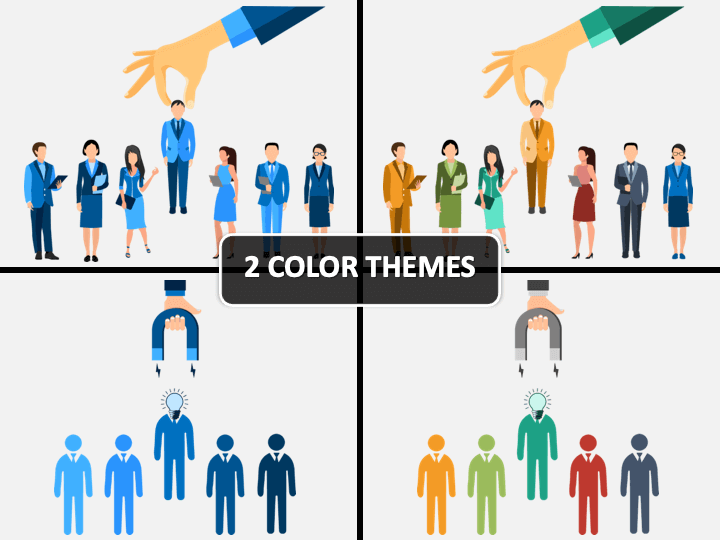 Hiring The Right Talent PPT Cover Slide
