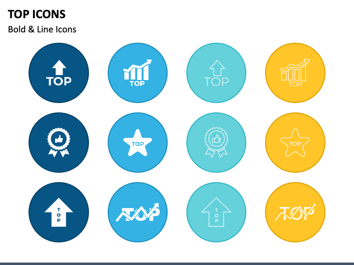 Top Icons PPT Slide 1