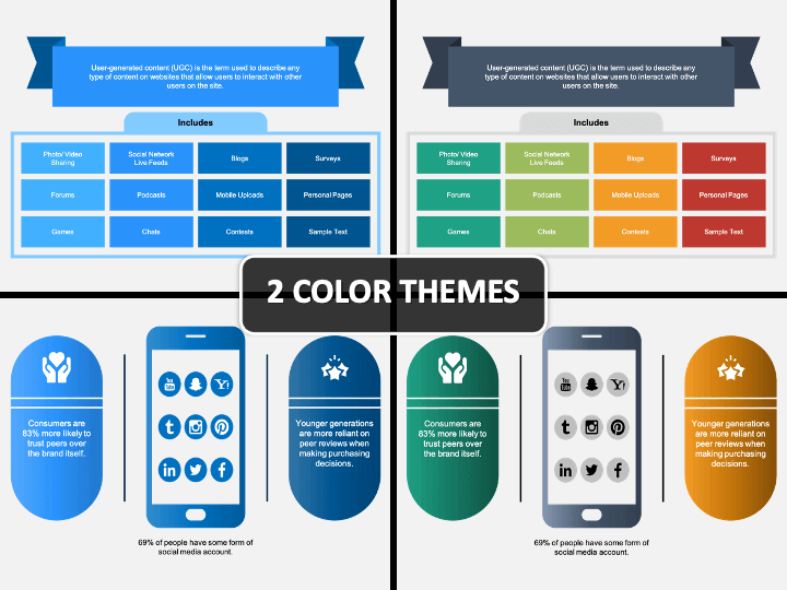 User Generated Content PPT Cover Slide